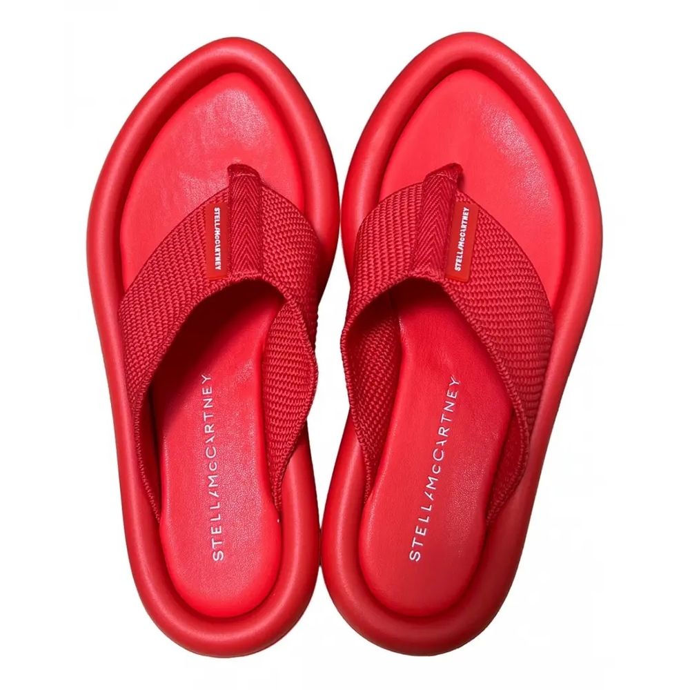 EUC Stella McCartney Red Sandals Women's Size 41